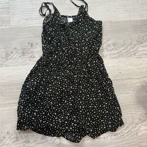 Charming Black Floral Romper